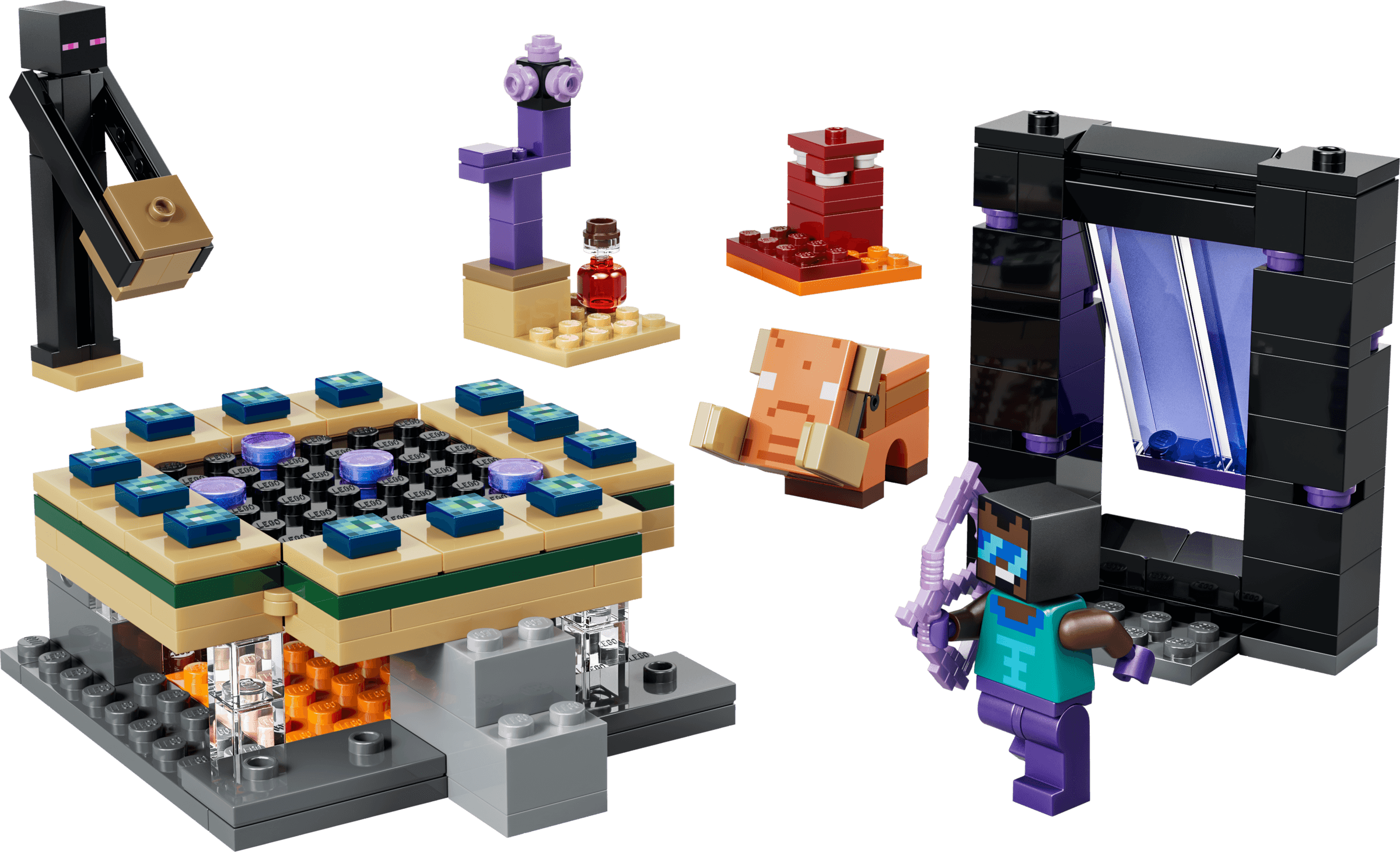 LEGO sættet Nether & End Portal Journey