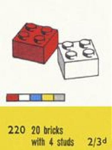 LEGO sættet 2 x 2 Bricks