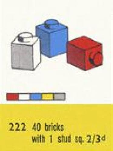 LEGO sættet 1 x 1 Bricks