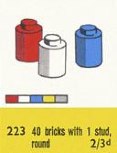 LEGO sættet 1 x 1 Round Bricks