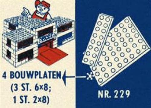 LEGO sættet 6 x 8 & 2 x 8 Plates
