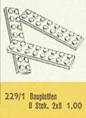LEGO sættet 2 x 8 Plates