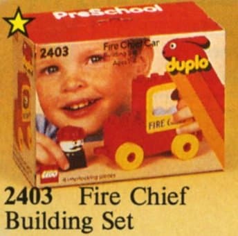 LEGO sættet Fire Chief Building Set