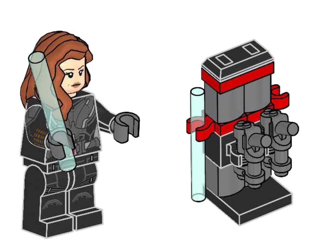 LEGO sættet Black Widow