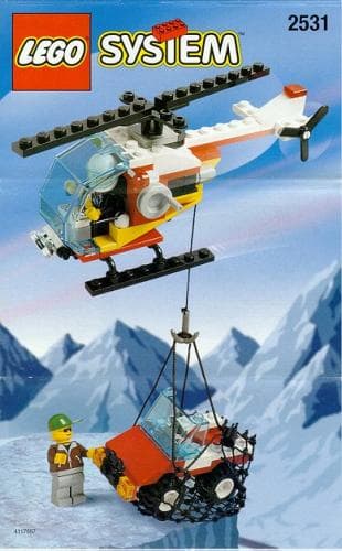 LEGO sættet Rescue Helicopter and Jeep
