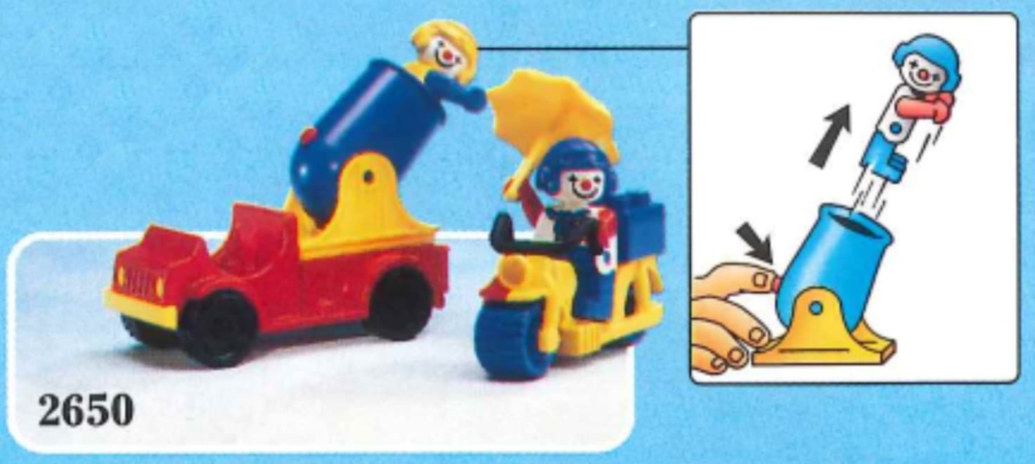 LEGO sættet Cannon Ball Clowns
