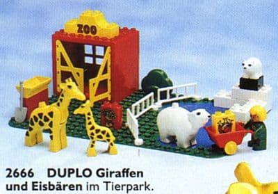 LEGO sættet Savannah and Polar Animals (Mini Zoo)