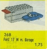 LEGO sættet 1:87 Ford Taunus 17M with Garage