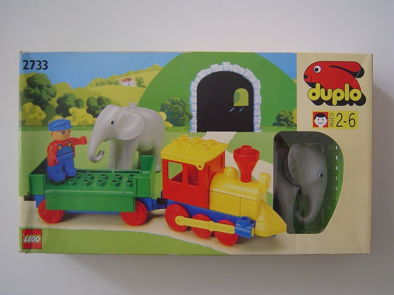LEGO sættet Push-Along Play Train (with Elephant)