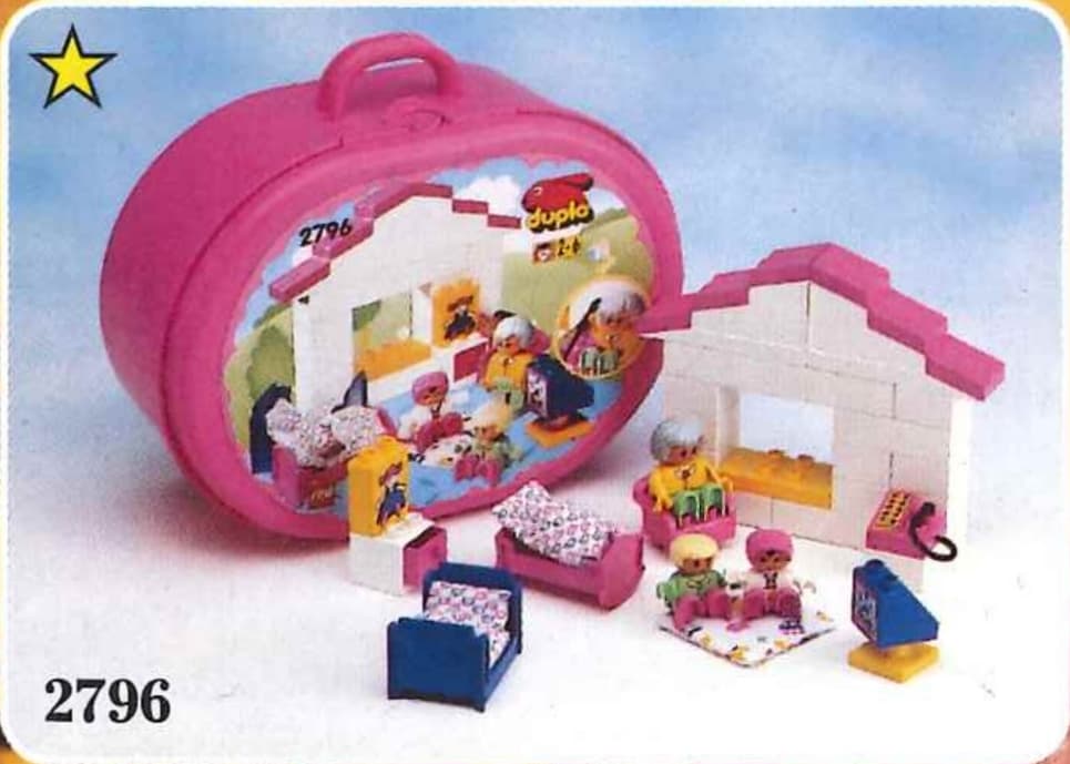 LEGO sættet Pink Carry Case (Playhouse Carry Case)