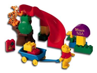 LEGO sættet Tigger's Slippery Slide