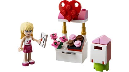 LEGO sættet Stephanie and Mailbox