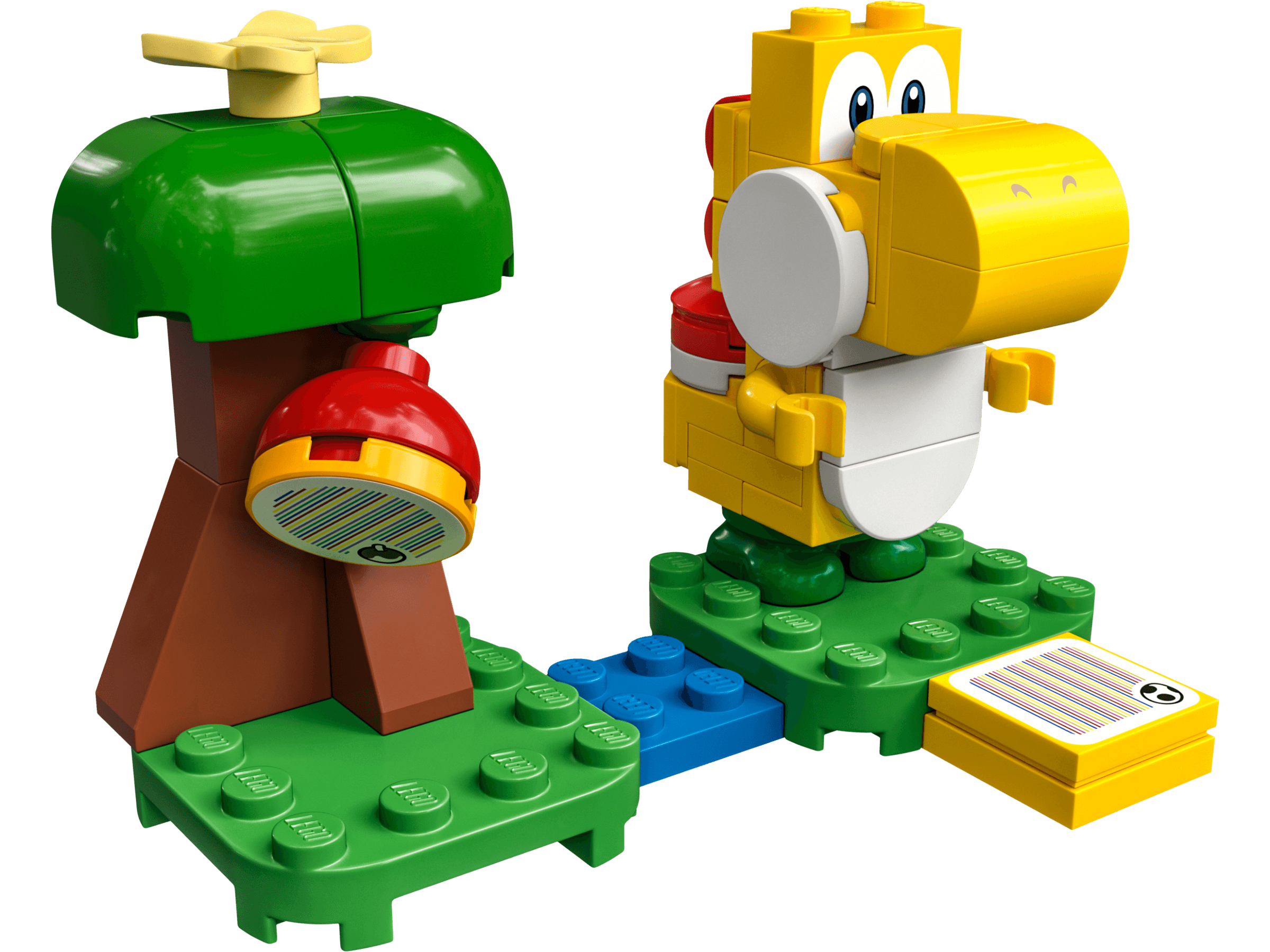 LEGO sættet Yellow Yoshi's Fruit Tree Expansion Set
