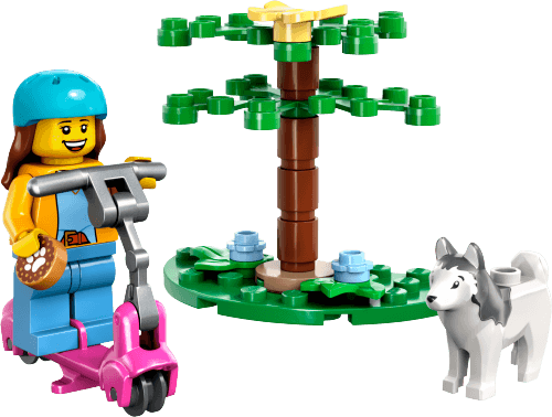 LEGO sættet Dog Park and Scooter