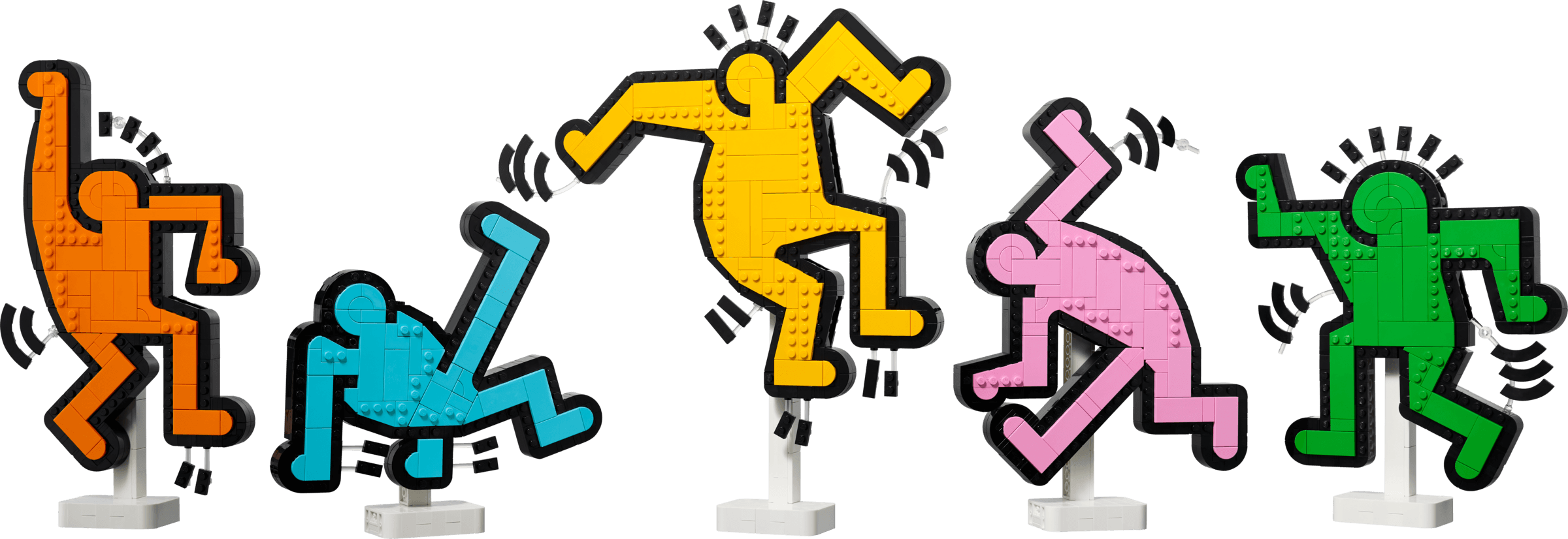 LEGO sættet Keith Haring - Dancing Figures