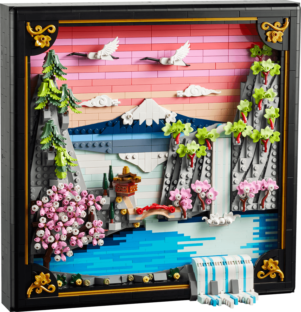 LEGO sættet Japanese Cherry Blossom Landscape