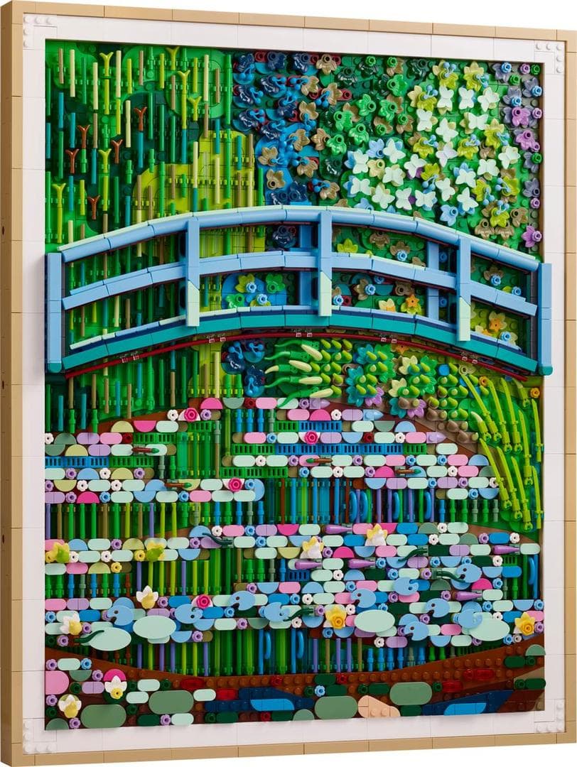 LEGO sættet Claude Monet – Bridge over a Pond of Water Lilies