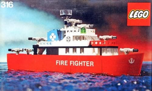 LEGO sættet Fire Fighter Ship