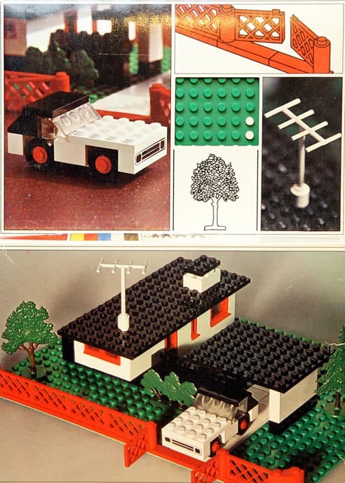 LEGO sættet House with Mini Wheel Car