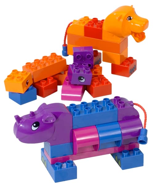 LEGO sættet Rhino and Lion