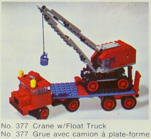 LEGO sættet Crane with Float Truck