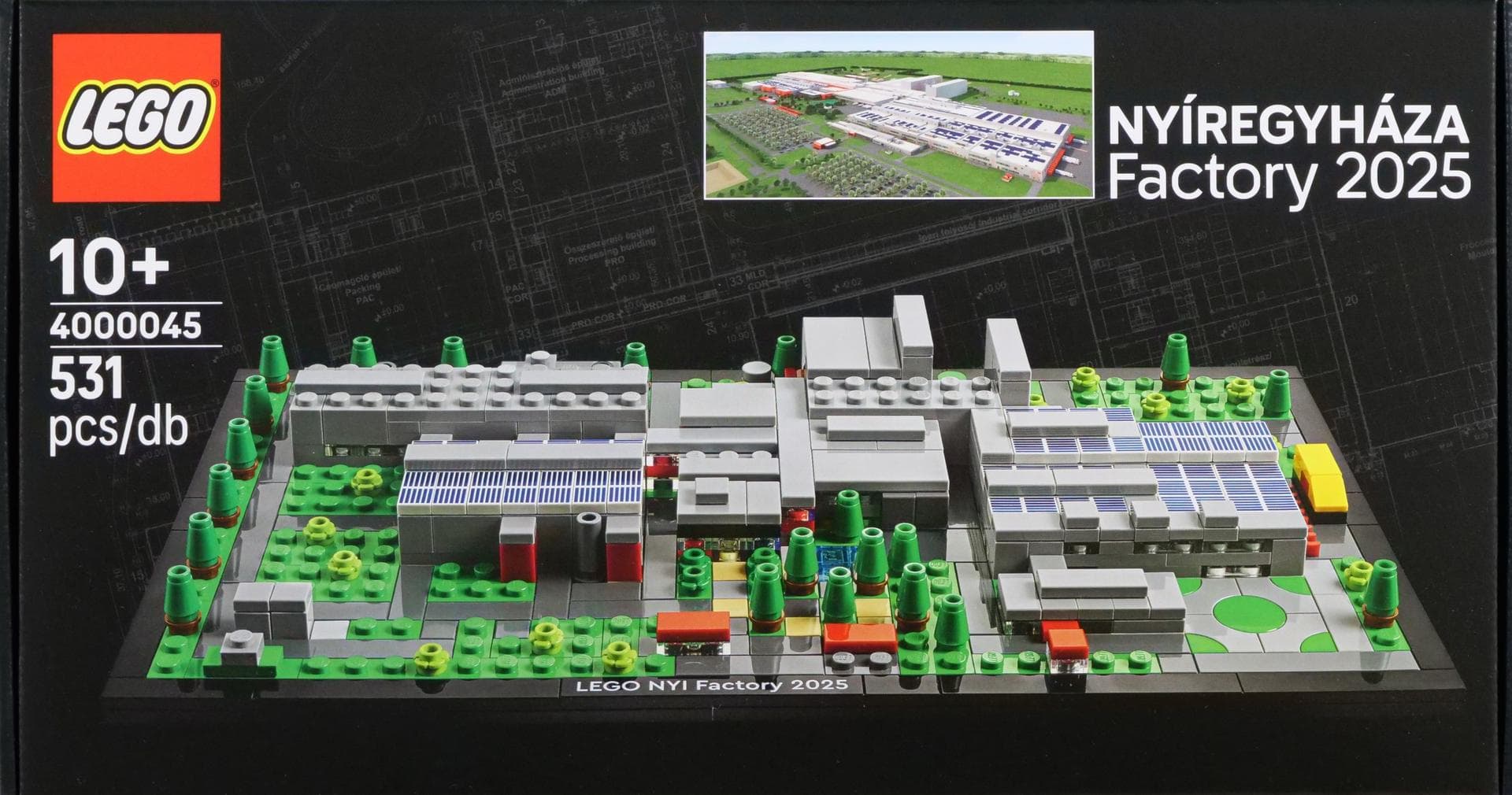 LEGO sættet Nyíregyháza 2025 Factory