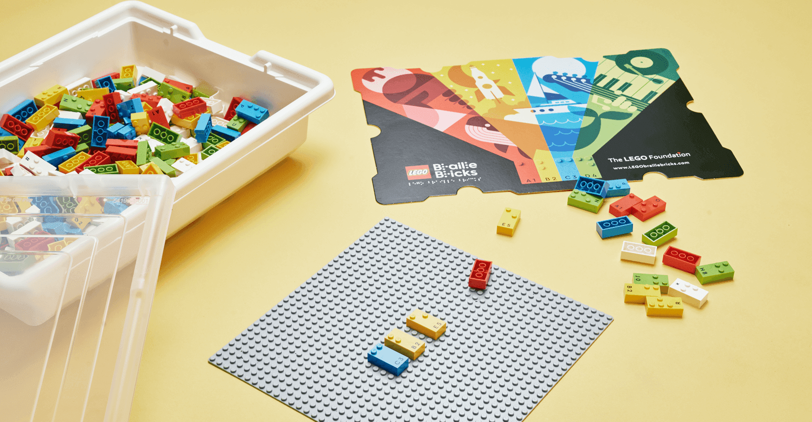 LEGO sættet Braille Bricks Toolkit (English)