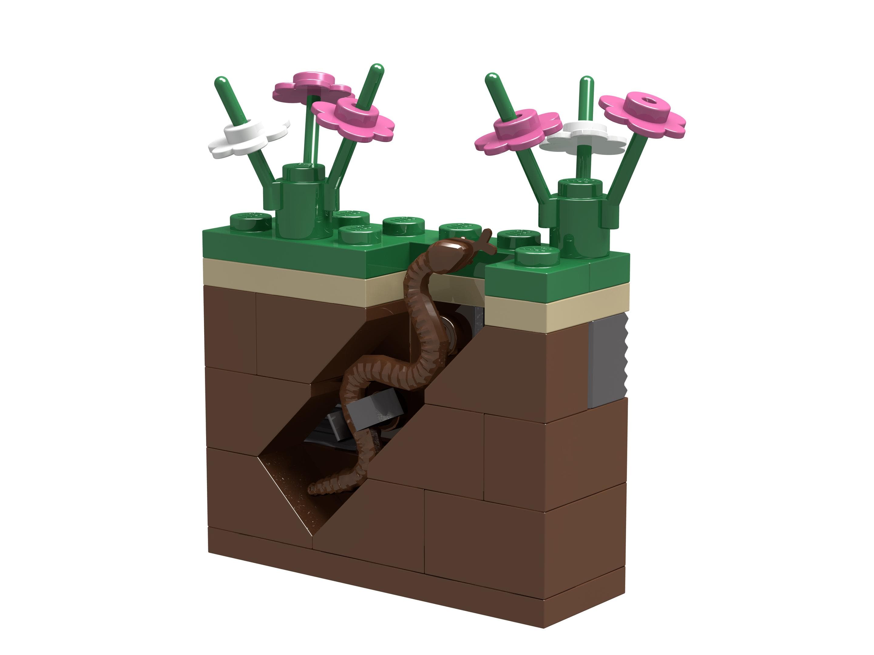 LEGO sættet Garden and Earthworm