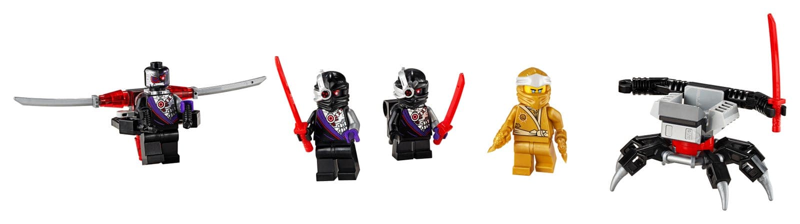 LEGO sættet Golden Zane Minifigure Accessory Set