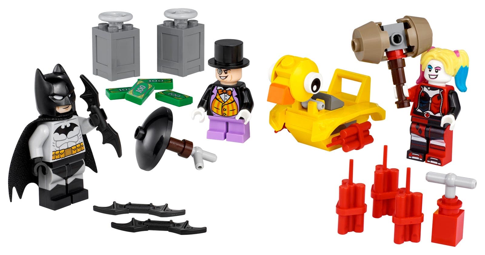 LEGO sættet Batman vs. The Penguin & Harley Quinn