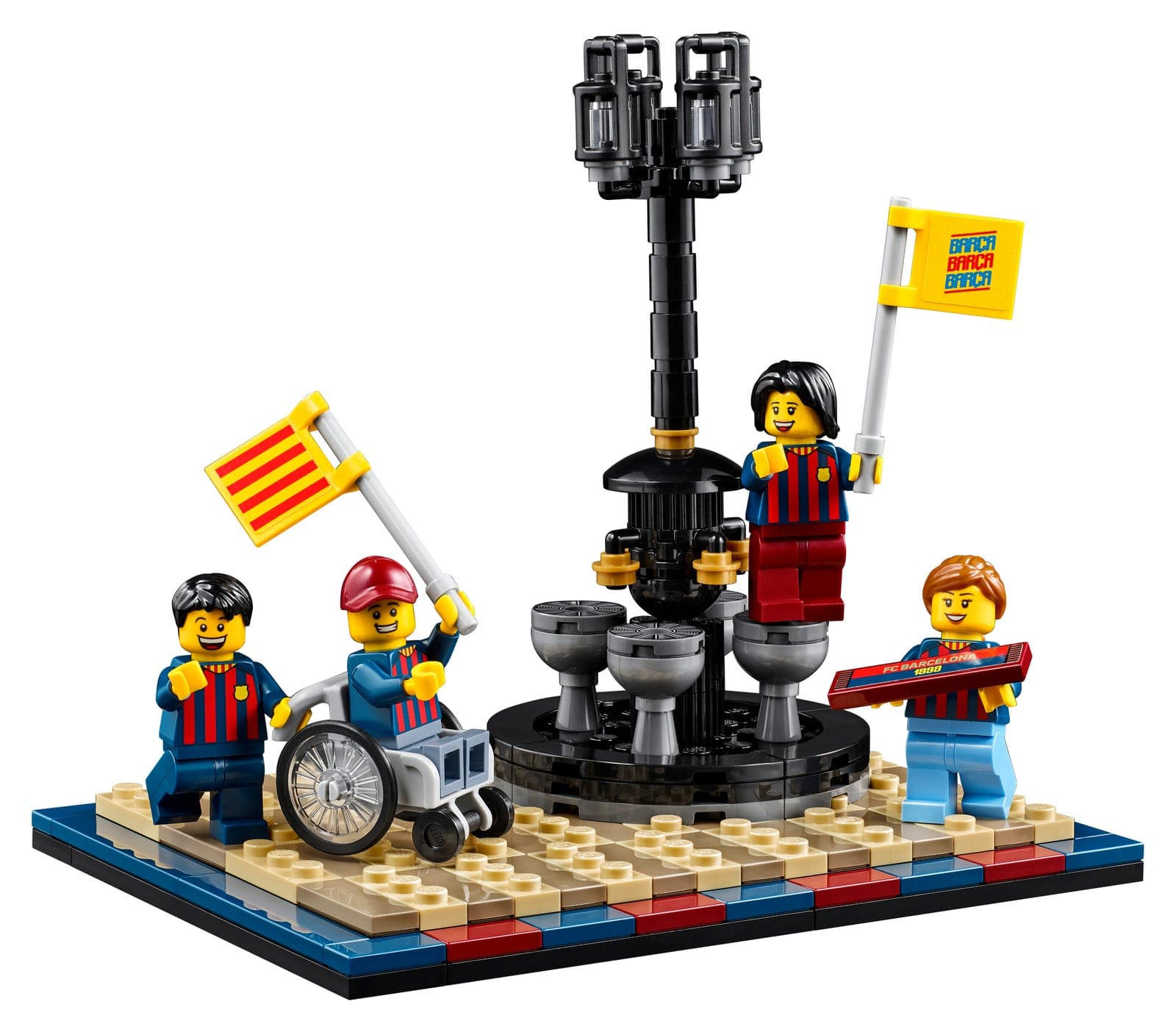 LEGO sættet FC Barcelona Celebration