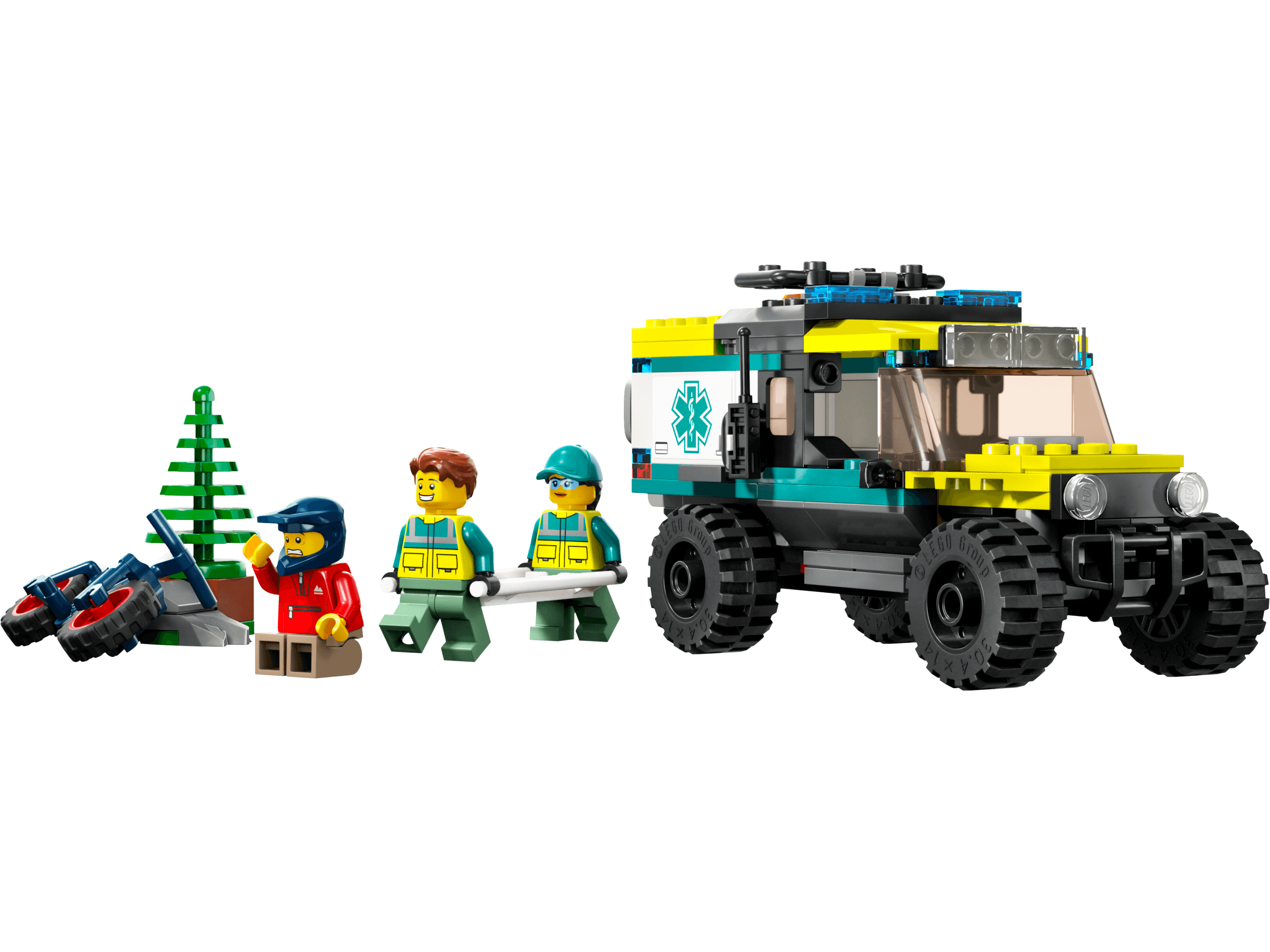 LEGO sættet 4x4 Off-Road Ambulance Rescue