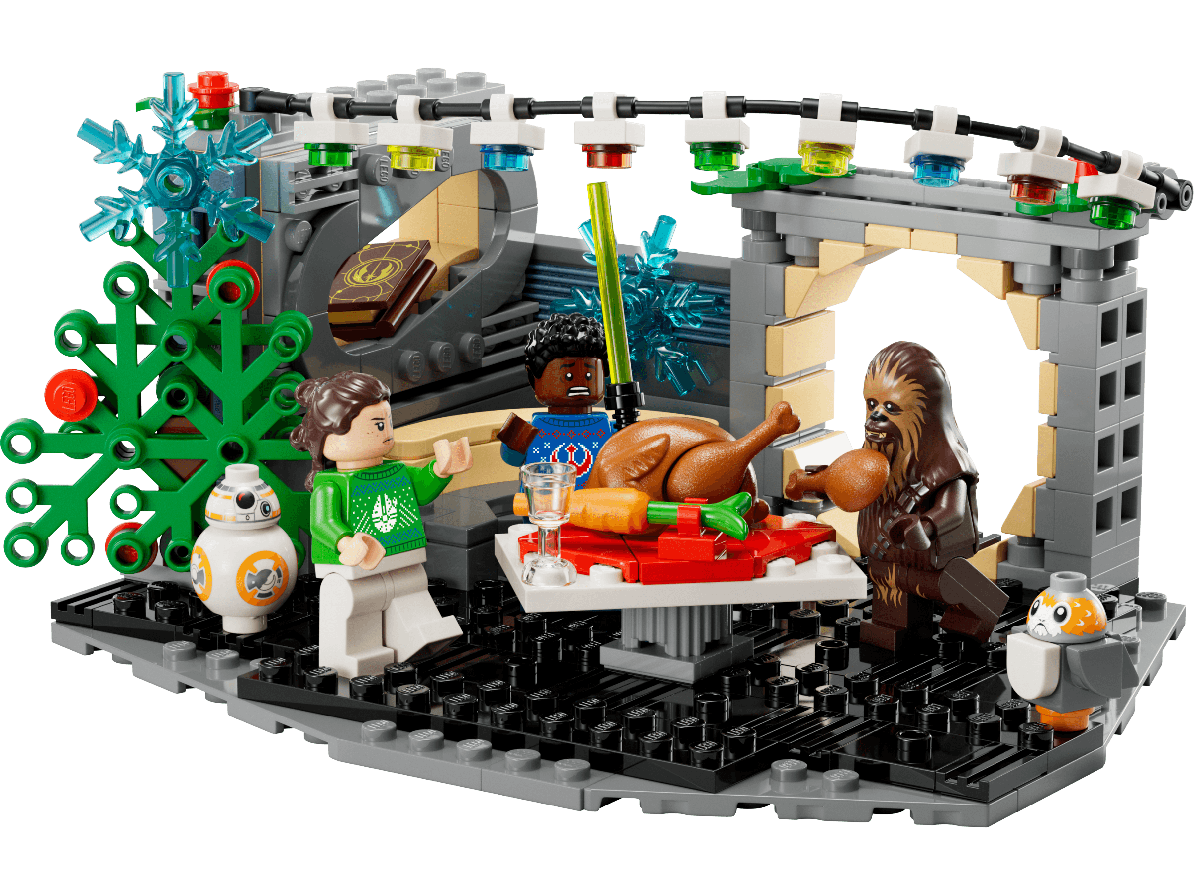 LEGO sættet Millennium Falcon Holiday Diorama