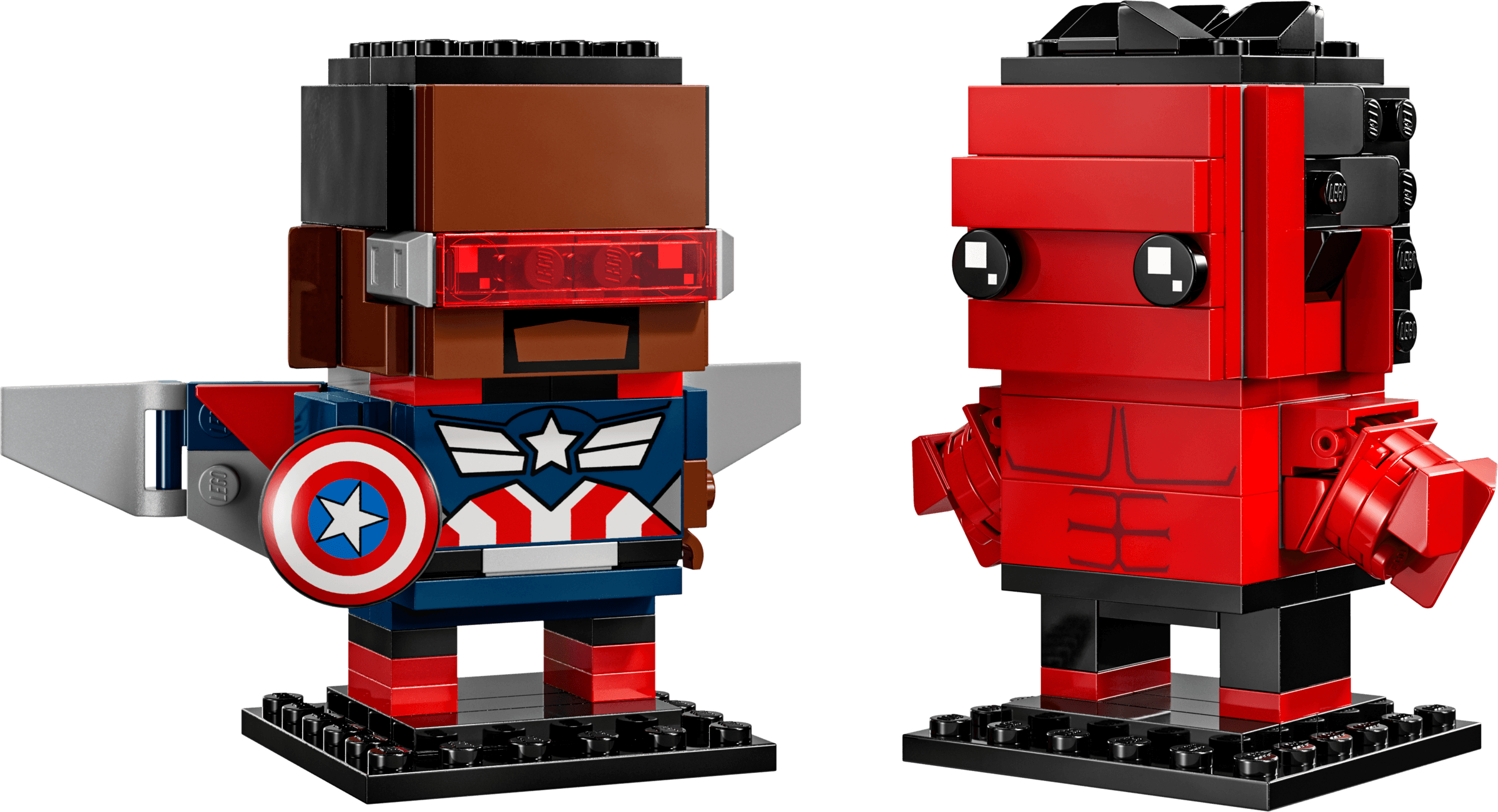 LEGO sættet Captain America & Red Hulk Figures