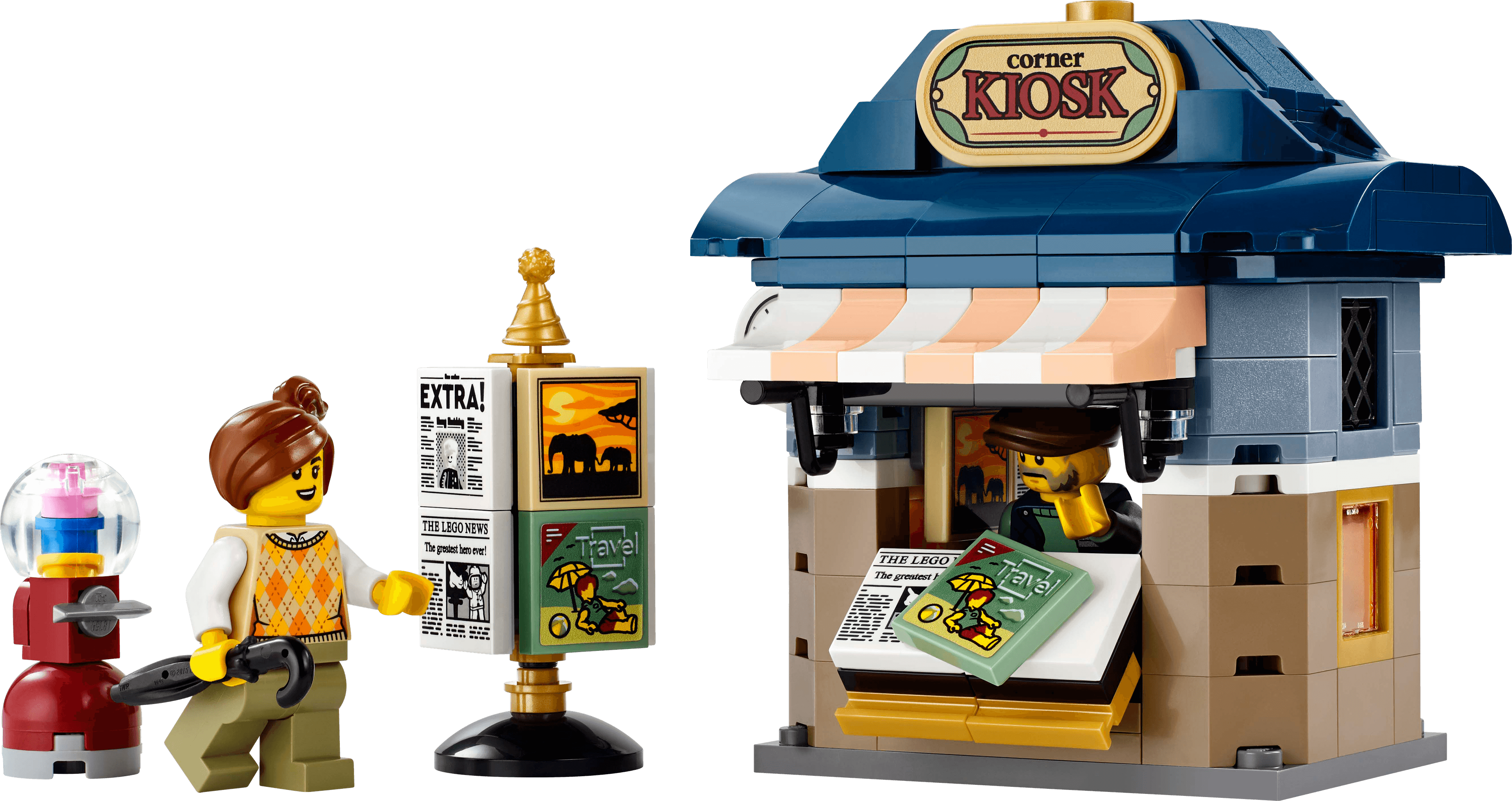 LEGO sættet Corner Kiosk