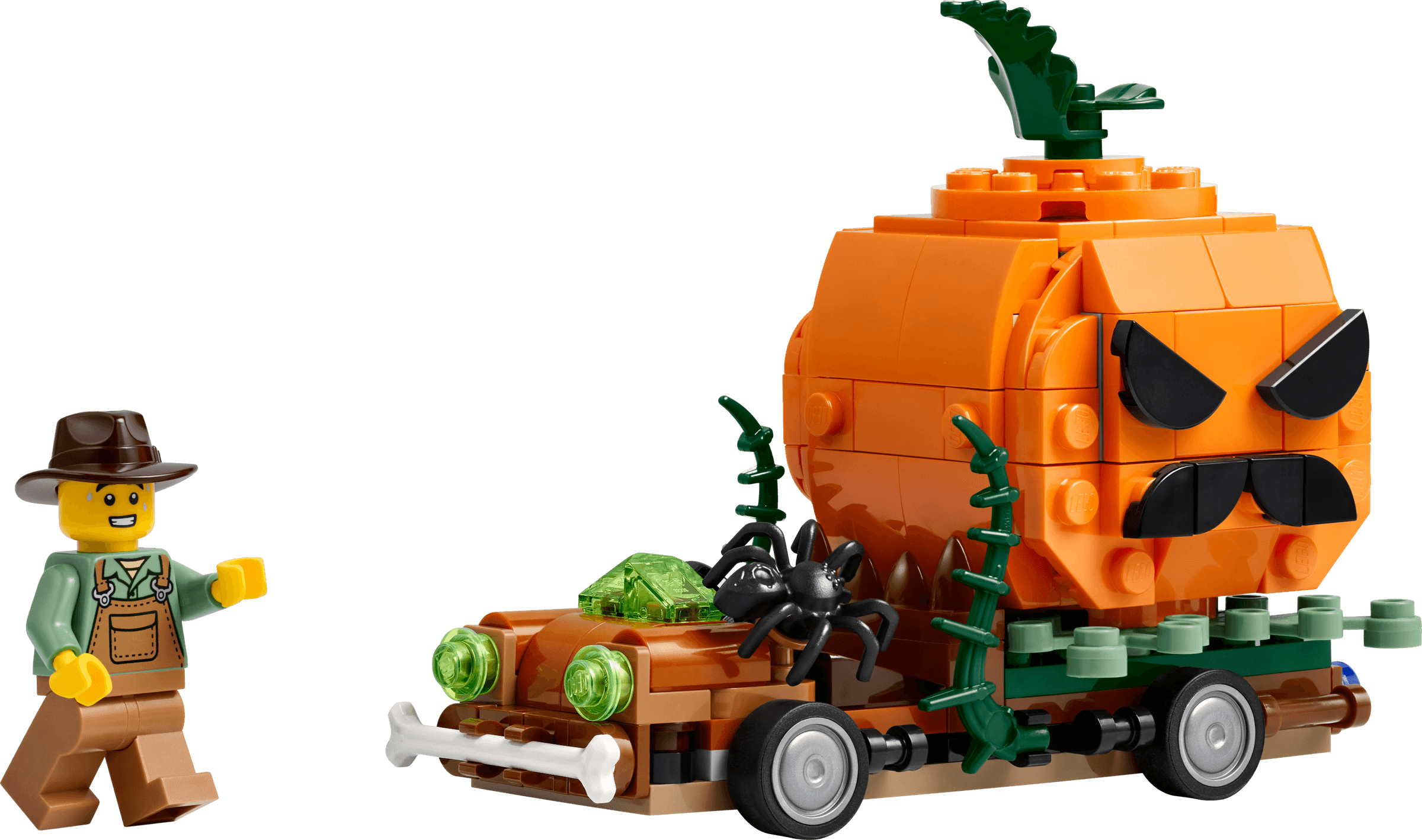 LEGO sættet Jack-o'-Lantern Pickup Truck