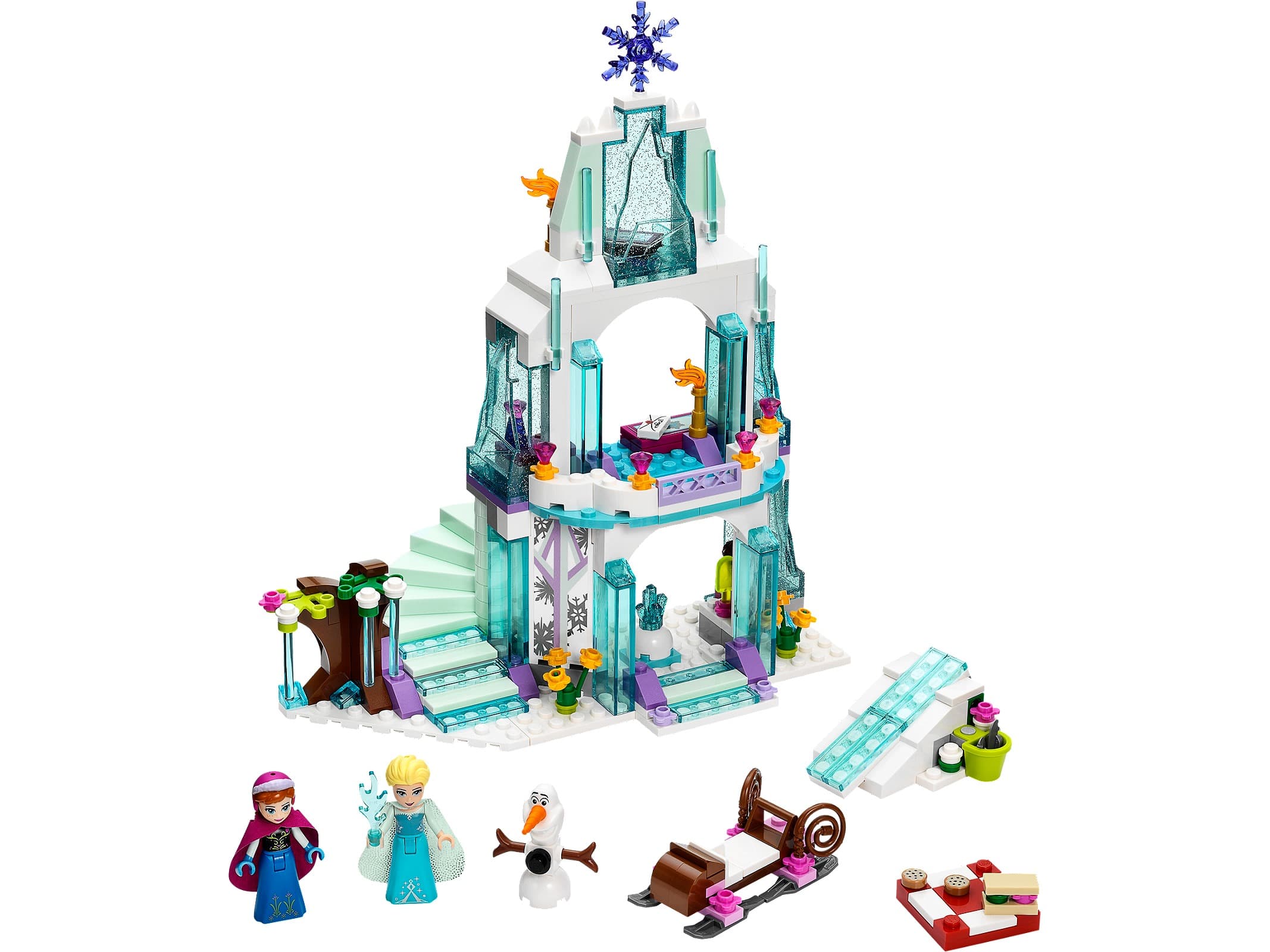 LEGO sættet Elsa's Sparkling Ice Castle