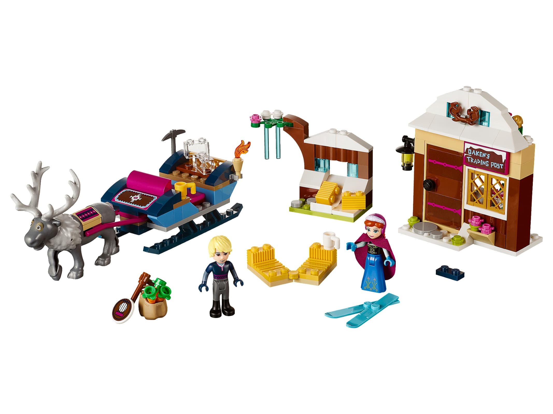 LEGO sættet Anna & Kristoff's Sleigh Adventure