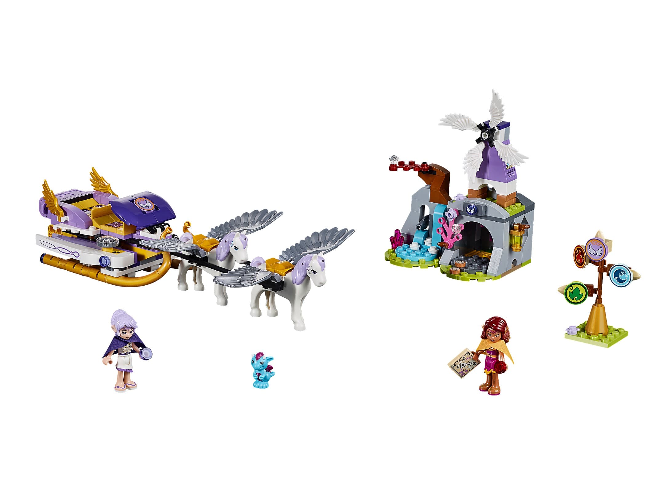 LEGO sættet Aira's Pegasus Sleigh