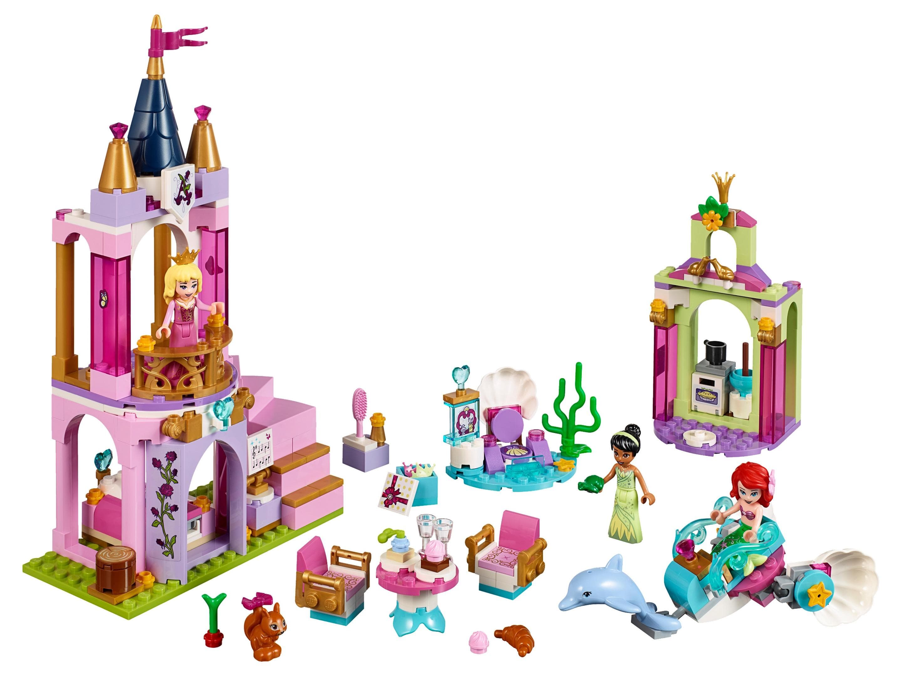LEGO sættet Ariel, Aurora, and Tiana's Royal Celebration