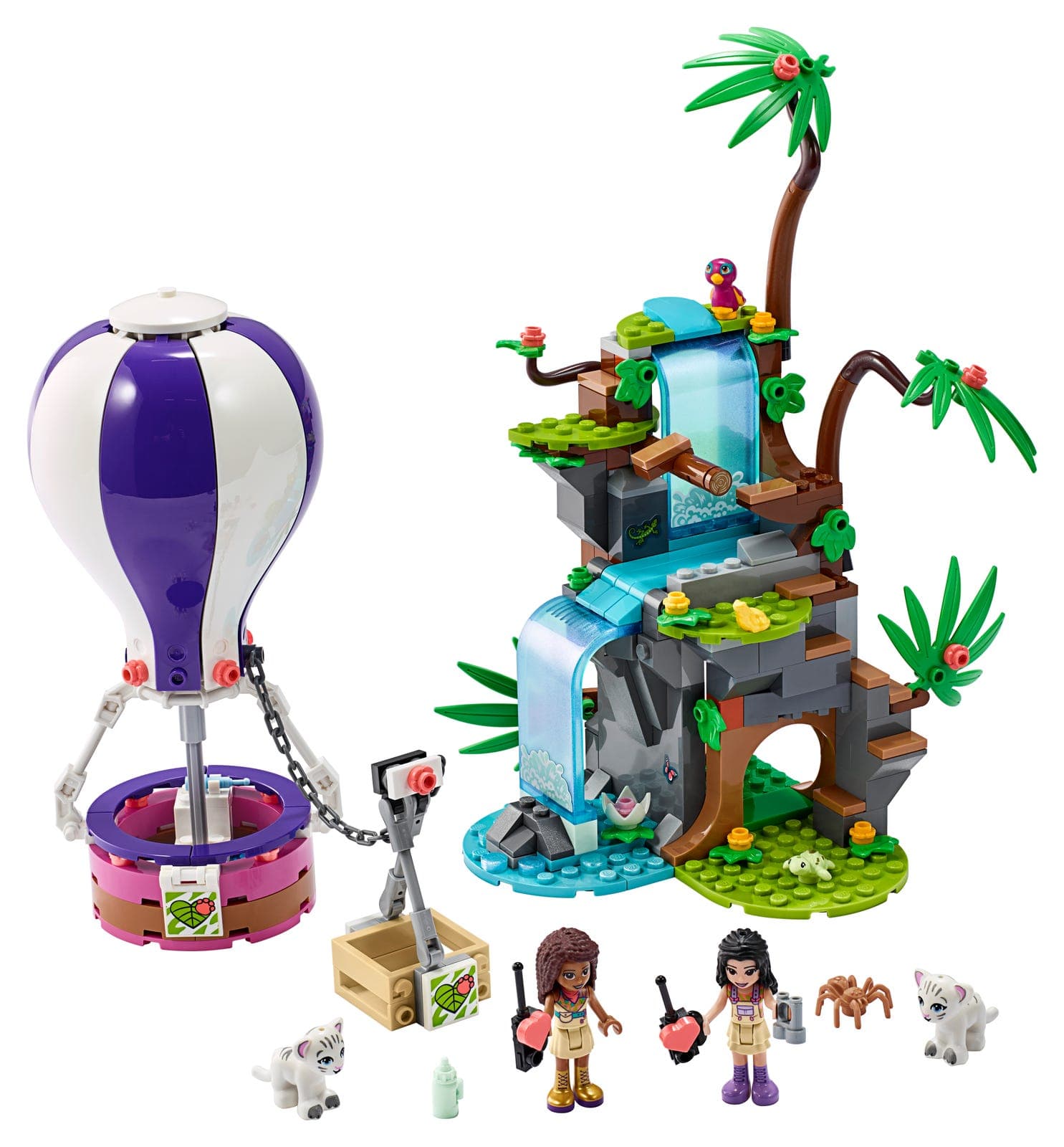 LEGO sættet Tiger Hot Air Balloon Jungle Rescue