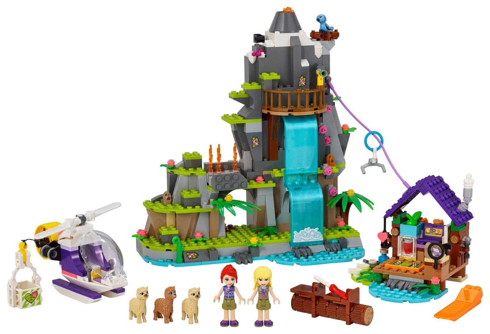 LEGO sættet Alpaca Rescue in the Jungle