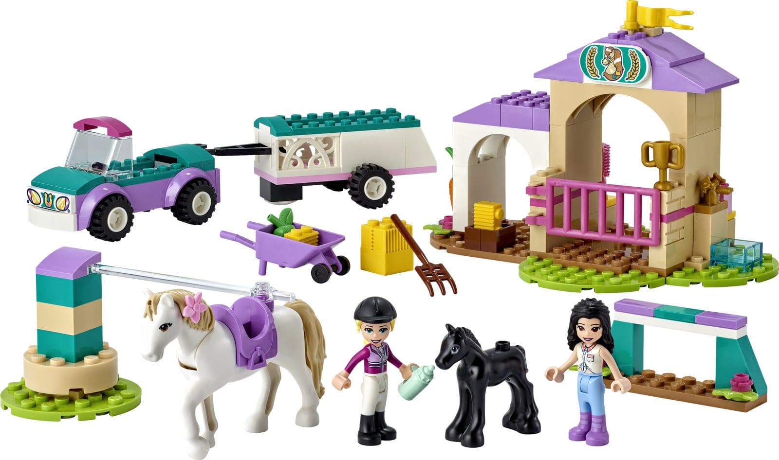LEGO sættet Horse Training and Trailer