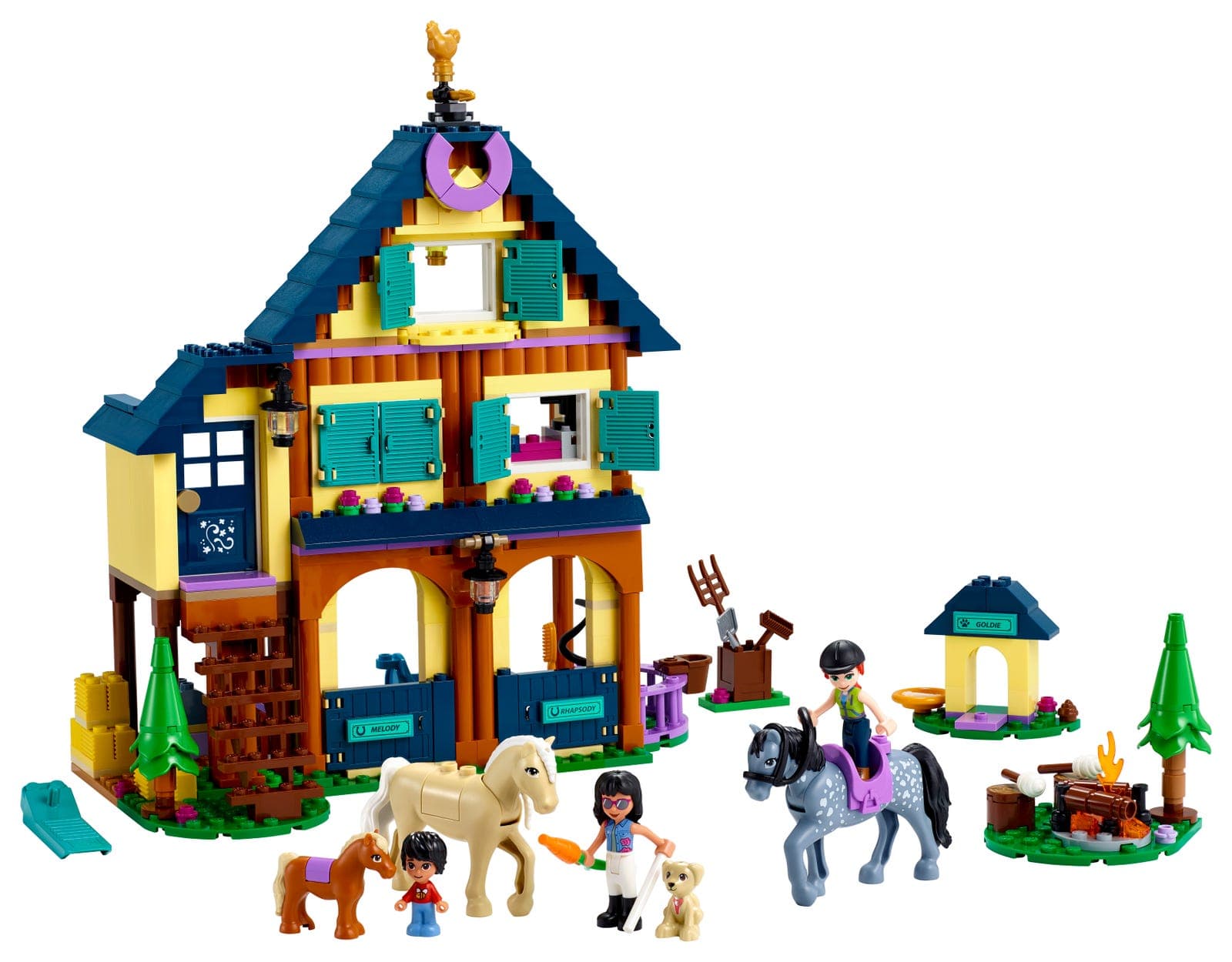 LEGO sættet Forest Horseback Riding Center