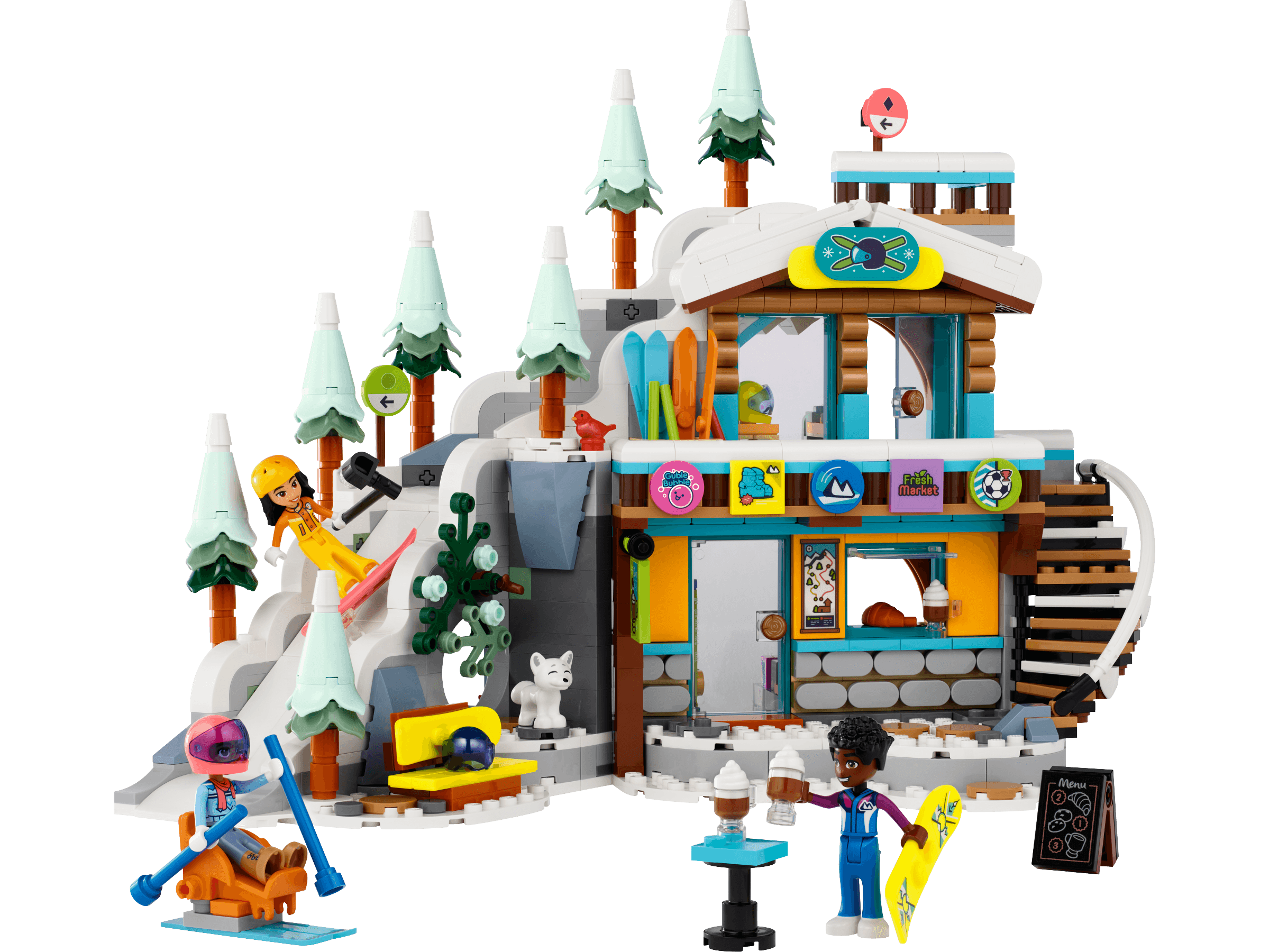 LEGO sættet Holiday Ski Slope and Café