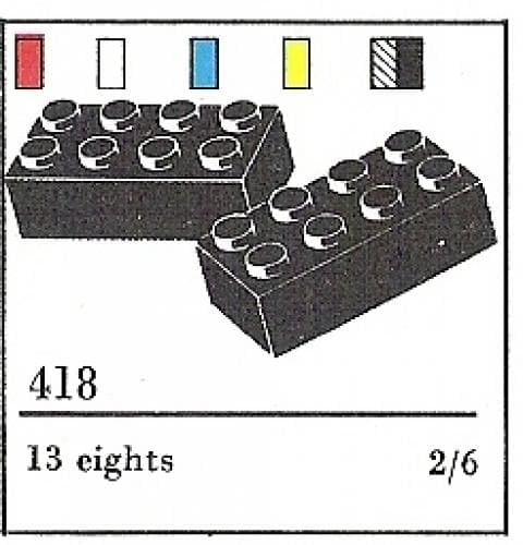 LEGO sættet 2 x 4 Bricks (The Building Toy)
