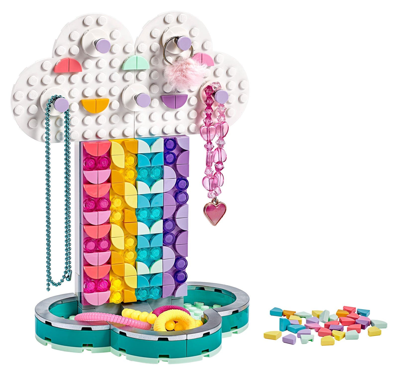 LEGO sættet Rainbow Jewelry Stand