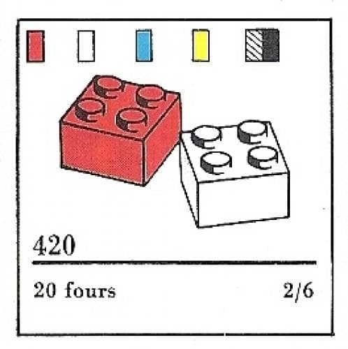 LEGO sættet 2 x 2 Bricks (The Building Toy)