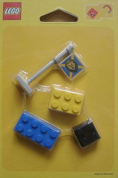 LEGO sættet Lion Knights Flag Pole Magnet Set