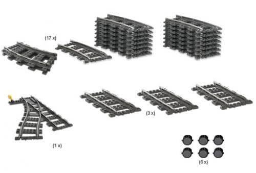 LEGO sættet 9V Train Switching Track Collection